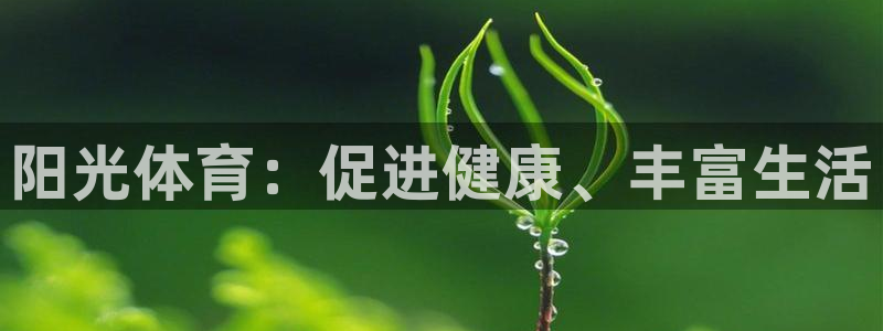 九游论坛官网：阳光体育：促进健康、丰